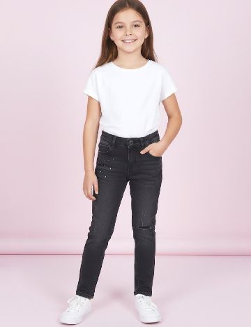 Blugi Zara, gri inchis