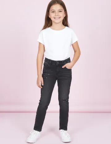 Blugi Zara, gri inchis