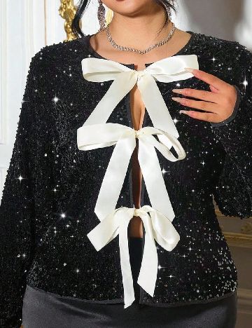 Bluza SHEIN CURVE, negru