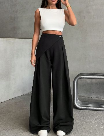 Pantaloni SHEIN, negru