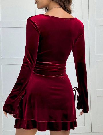 Rochie scurta SHEIN, rosu