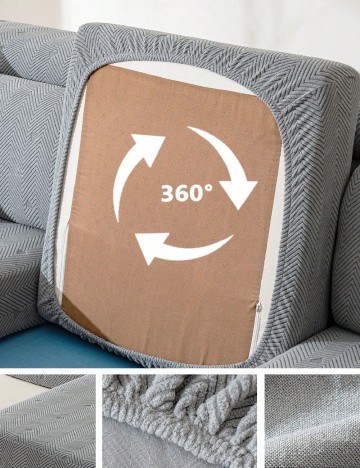 Husa pentru canapea SHEIN, gri