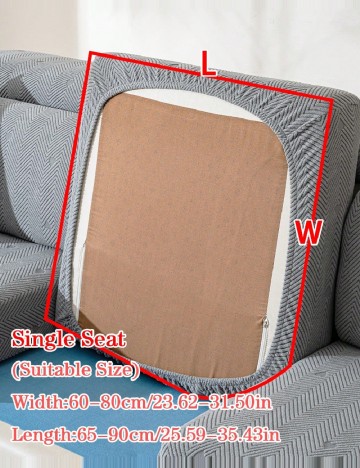 Husa pentru canapea SHEIN, gri