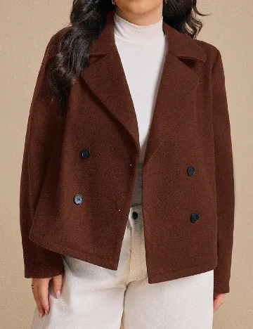 Jacheta SHEIN CURVE, maro