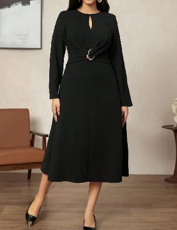 Rochie medie SHEIN CURVE, negru