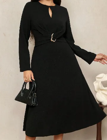 Rochie medie SHEIN CURVE, negru