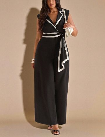 Salopeta SHEIN CURVE, negru