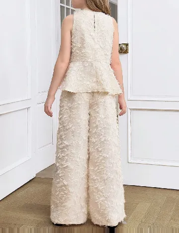 Compleu Shein Kids, crem