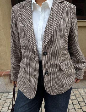 Sacou SHEIN CURVE, maro