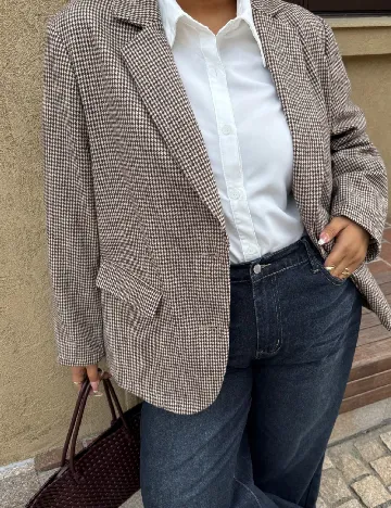 Sacou SHEIN CURVE, maro