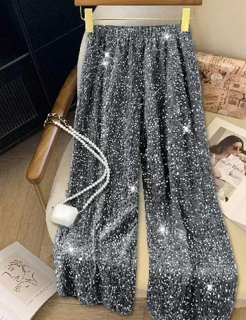 Pantaloni SHEIN CURVE, gri