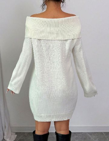 Rochie scurta SHEIN, alb