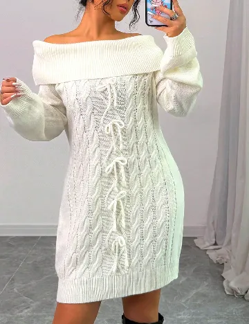 Rochie scurta SHEIN, alb