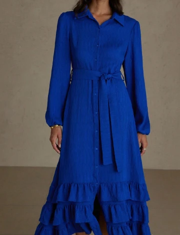 Rochie lunga Aveloria, albastru