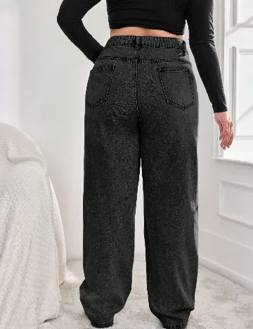 Blugi SHEIN CURVE, gri inchis