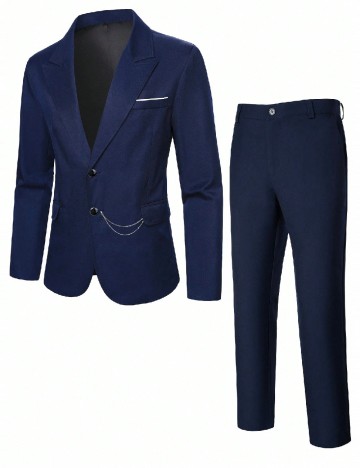 Costum SHEIN, bleumarin