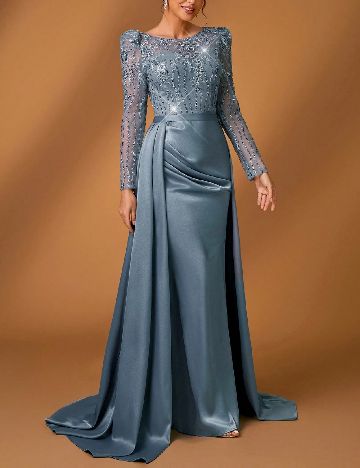 Rochie lunga SHEIN, albastru