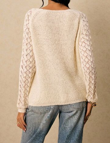 Cardigan SHEIN, crem