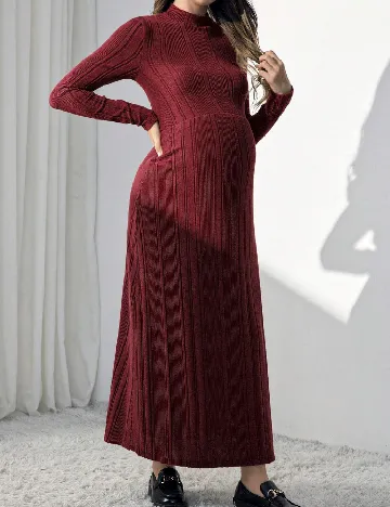 Compleu SHEIN Maternity, roz pudra inchis