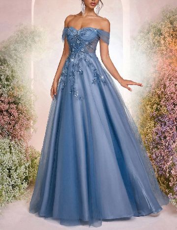 Rochie lunga SHEIN, albastru