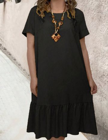 Rochie medie SHEIN CURVE, negru