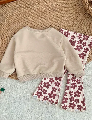 Compleu Shein Kids, crem