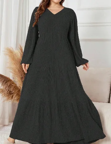 Rochie lunga SHEIN CURVE, negru