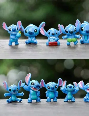 Set figurine Stitch SHEIN, albastru