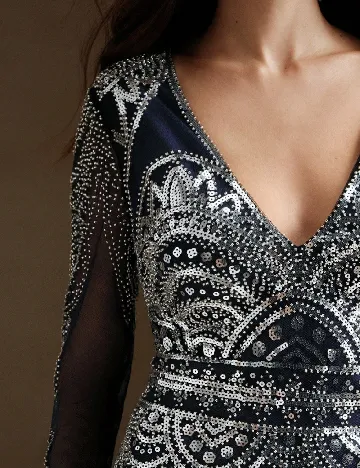 Rochie scurta Anewsta, bleumarin