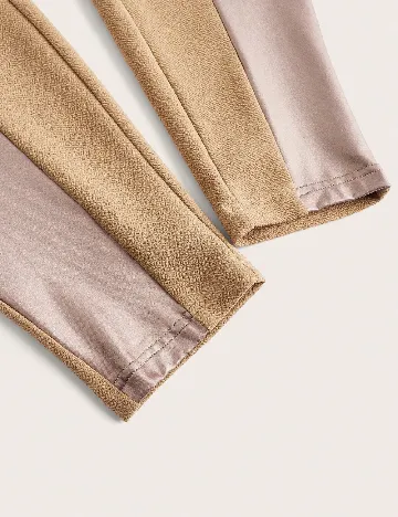 Pantaloni SHEIN CURVE, maro