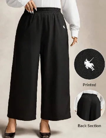 Pantaloni SHEIN CURVE, negru