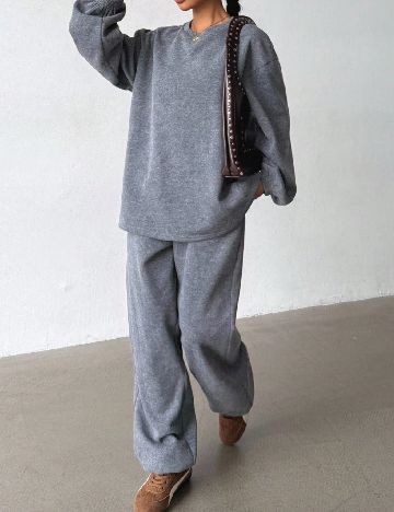 Compleu Shein Kids, gri