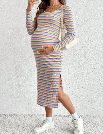 Rochie medie SHEIN Maternity, mix culori