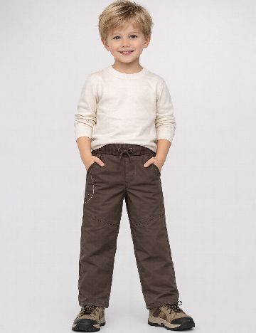 Pantaloni Zara, maro