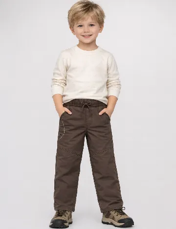 Pantaloni Zara, maro