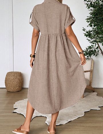 Rochie lunga Emery Rose, maro