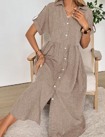 Rochie lunga Emery Rose, maro