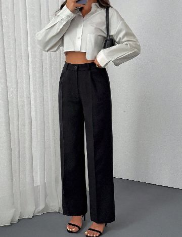 Pantaloni SHEIN, negru