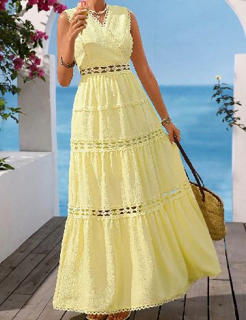 Rochie lunga SHEIN, galben