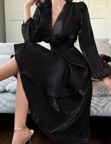 Rochie medie Dazy, negru