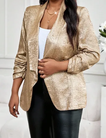 Sacou SHEIN CURVE, auriu