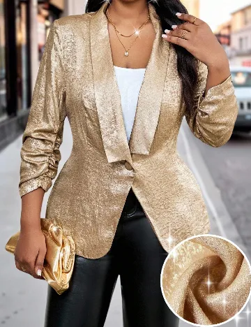 Sacou SHEIN CURVE, auriu