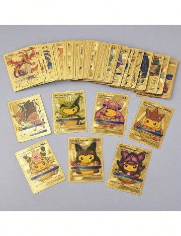 Set de carti Pokemon SHEIN, mix culori