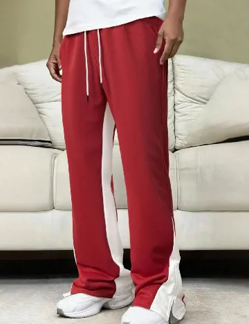 Pantaloni SHEIN, rosu