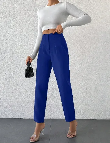 Pantaloni SHEIN, albastru