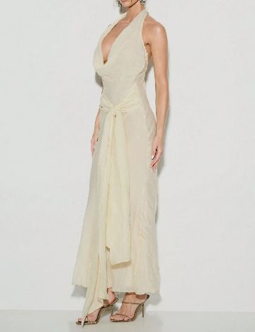 Rochie lunga SHEIN, crem