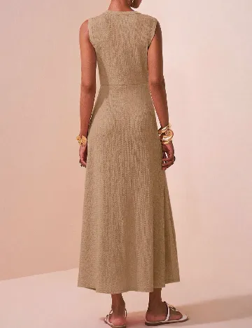 Rochie lunga SHEIN, maro deschis