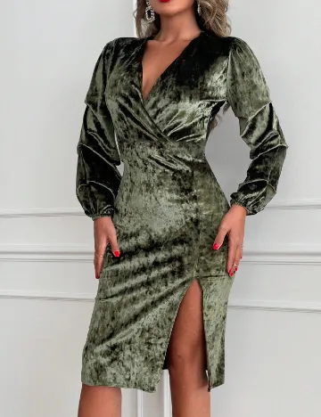 Rochie medie SHEIN, verde