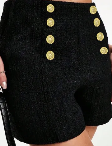 Pantaloni scurti SHEIN, negru