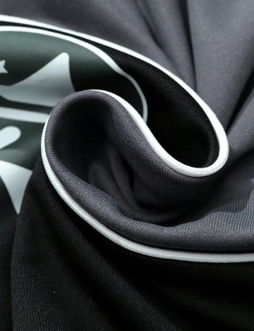 Hanorac Romwe, negru/gri